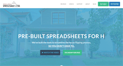 Desktop Screenshot of houseflippingspreadsheet.com